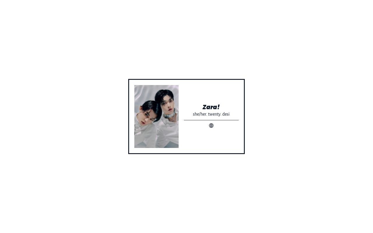 Carrd profile picture for @zara